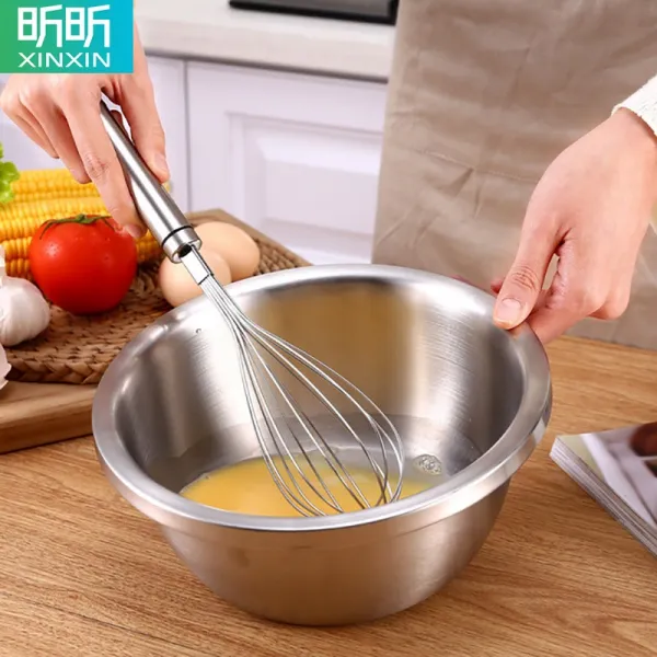 수동 계란 가정용 손잡이 양식 휘젓다 난봉 닭 사냥을 함 알 주방 키친 작은공구 스테인리스 스틸 304 때리다 난봉