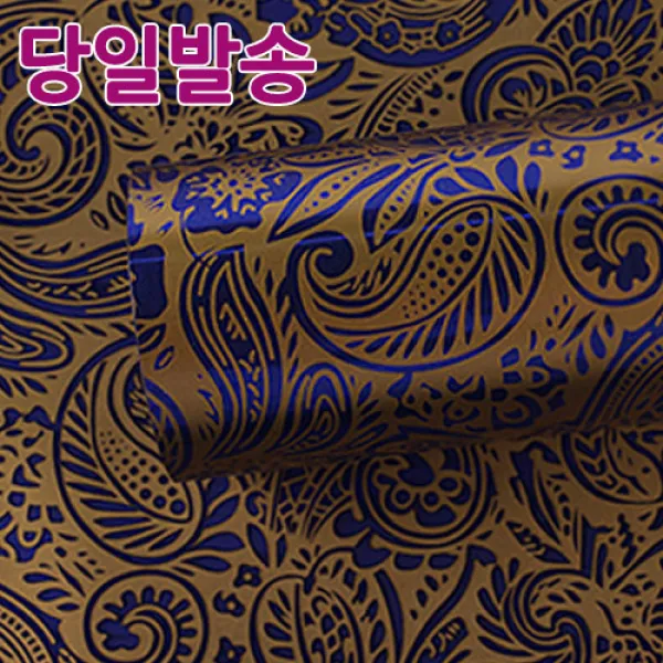 노크원 비닐포장지당일발송, 10아메바/중/청색, 1롤