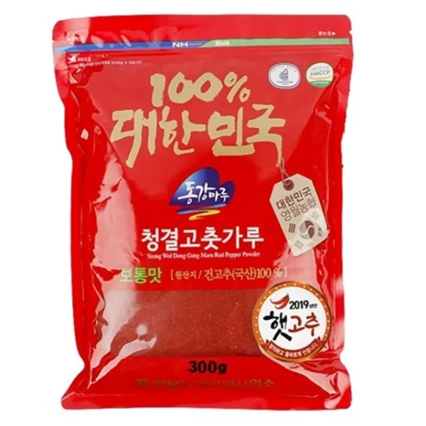 동강마루 국산청결태양초고추가루 300g 500g 1kg 3kg 비단초 110g