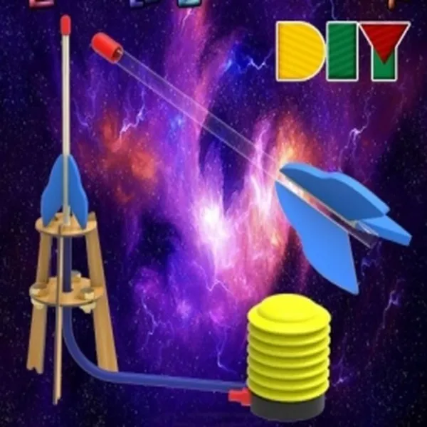 DIY 발로밟아 발사시키는 에어로켓 Apr+0486Ea