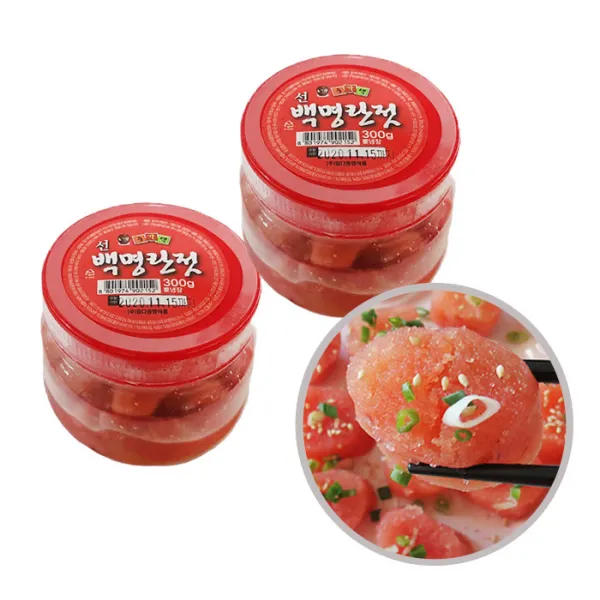 [푸른강산애] 종가댁 백명란젓 300g_2팩 명란젓, 2개, 300g
