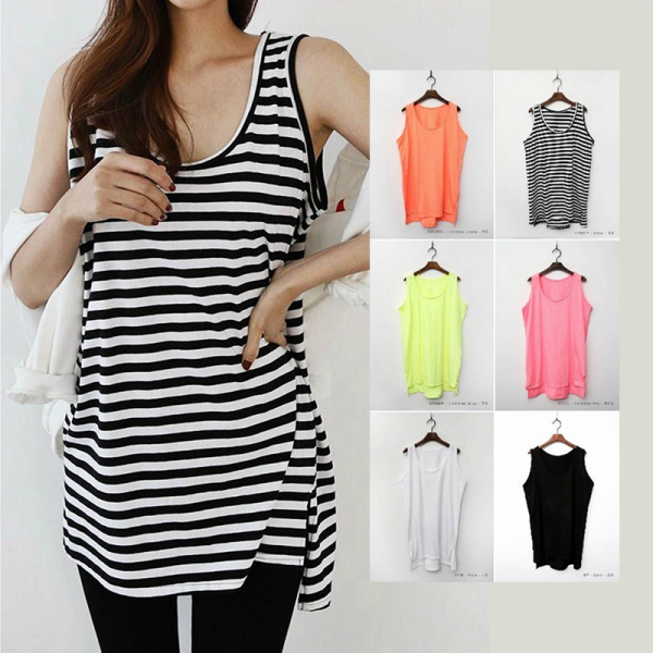  수니베 형광레이어드나시 66 100 빅사이즈