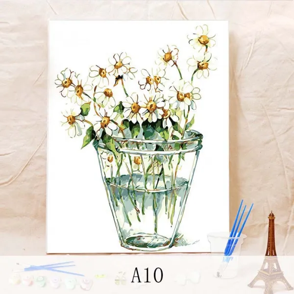 뉴타임즈20 diy 디지털유화 수자채색화 주문자유화 침실거실 장식화 D5E14A10, A10 40CM*50CM