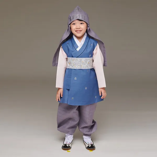 [진선미 남아 아동한복] 신옥견＋복주머니 어린이한복