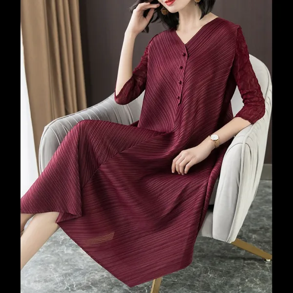 트위드원피스 작년 정상 점포 설날 새해 폐점안함 여성패션 유럽풍 체리 원피스