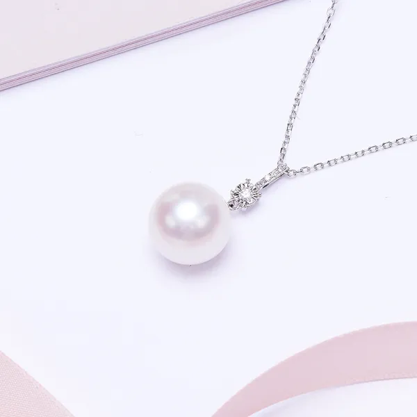 모친 데이 브랜드 대박 18K 김정원 천연 담수 진주 펜던트 녀 강광 목걸이 선물 로봉상 같은 모델의 칠석 발렌타인데이 선물-천연 흰, 단일상품
