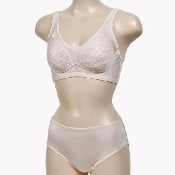 만족감 높은 청량한 인견 3만원대 선물 몰드 노와이어 브라 팬티 세트 E-546516