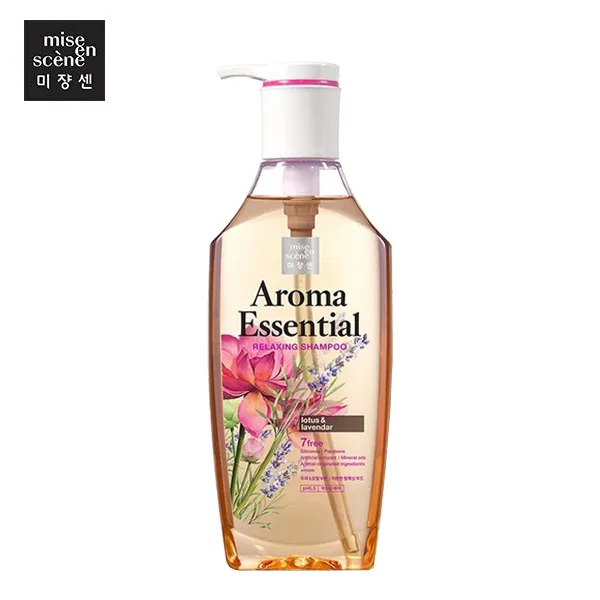  주 아모레퍼시픽 무료배송 미쟝센 아로마에센셜 릴랙싱샴푸500ml 샴푸 1개