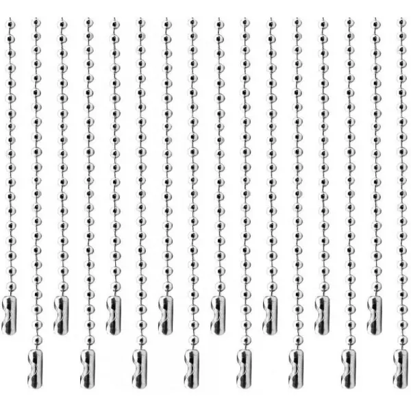공 체인 12cm 100개들이키홀더 스트랩썩용 손 작품 소재수제화 액세서리 파츠 실버 그레이 커넥터부 액세