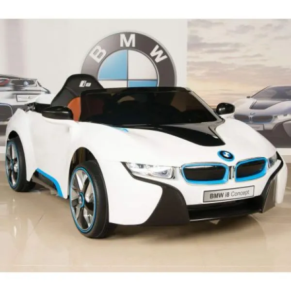 BMW i8 12V Kids Ride On Battery Powered Wheels Car RC Remote White PROD690192136, 상세 설명 참조0, 상세 설명 참조0