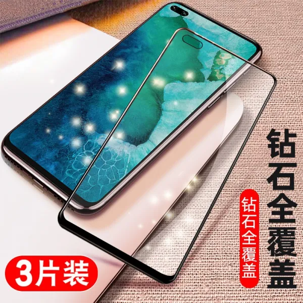 리암 화웨이 풀스크린 방시막 HONORV30PRO 핸드폰 유리필픔 OFXAN1O 굳어지다 OXFAN1 블루레이 AN10, 신 11D 블랙 풀스크린 큰 이다 고