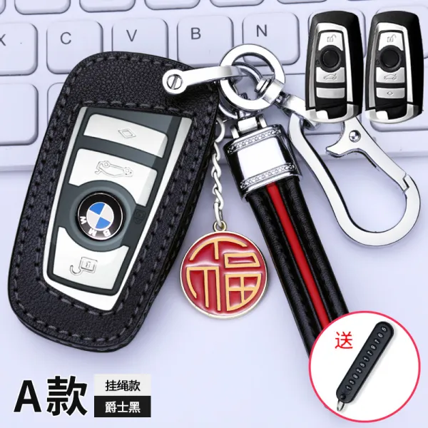 BMW 5시리즈 키홀더 3시리즈 bmw x3 칼날 x1x2x5 고급 삼삼오오 1시리즈 530 자동차 여, A타입 재즈 블랙 걸개밧줄 타입
