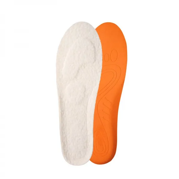 등산 깔창 스포츠 Insoles 경량 높은 탄성 편안한 신발 패드 여성 남성 소프트 활발히 코 튼 땀 흡수 삽입, Orange warm_L-(40-46)