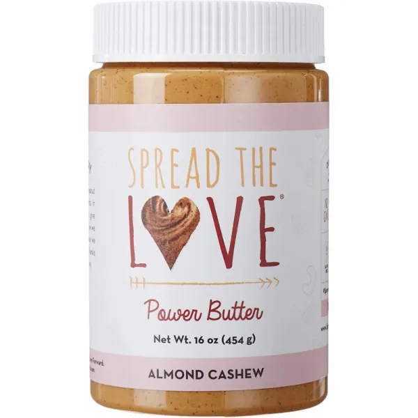 러브 아몬드 캐슈 파워 버터 16온스 (올 내추럴 비건 글루텐 프리 노염 노설탕 노야자유 노GMO) (1팩) : 식료품 &, 1, 단일옵션