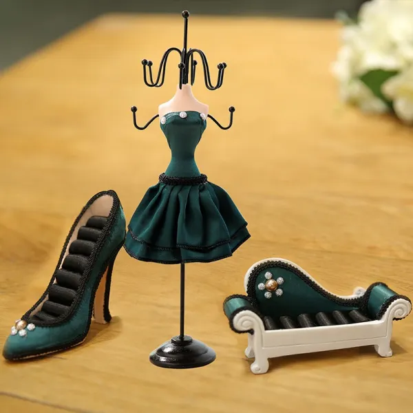 주얼리진열대 소품거치대 공주 모델 아이디어 장식품대 목걸이 안내판 헤드장식 수납 귀걸이