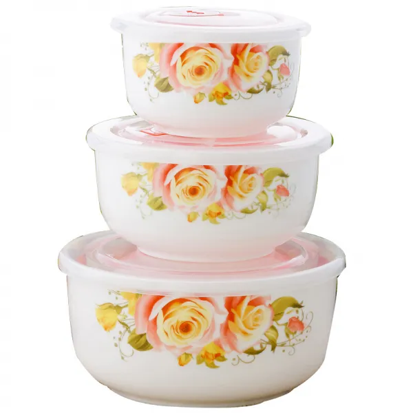 곰 돌 이 표 전자 렌 지 그릇 신선 한 도시락 도시락 도시락 도시락 통 밀폐 그릇 뼈 도 1개