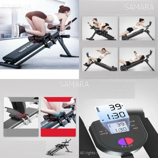Qterra(특허브랜드) 헬스기 복근운동 다용도 스트레칭 헬스기구, 화이트