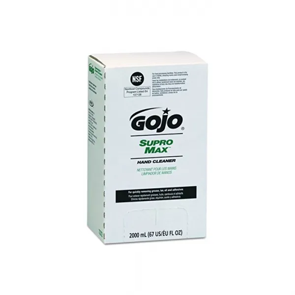 GOJO 7272-04 SUPRO Max Hand Cleaner 2000Ml Capacity Pouch Tan 8.75 mm Height 5.125 Width 2000, One Size, One Color