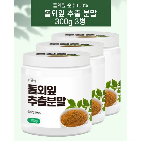 돌외잎 추출물 추출 분말 300g 10배 고농축 효능 무첨가 순수100% 가루, 돌외잎100% 300g 3병