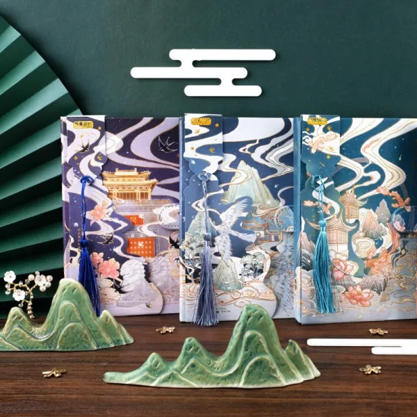 노트다이어리케이스 해각함 입체 버튼 본 탓이다 몽산 수계 열 팬시 엔틱 가계부 소녀마음 2260925818, 산하. 그러므로 꿈 -4 (입체 속표