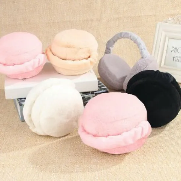 한양사대부주식회사 니트귀마개 패션잡화 마카롱털귀마개 겨울귀마개 마카롱털귀마개 베이지/Free 남녀공용털귀마개