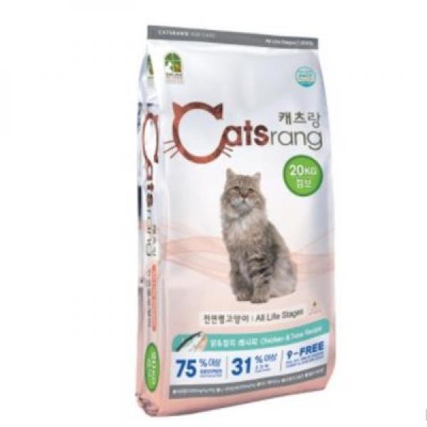 캐츠랑 NEW 전연령 올라이프 고양이 건식사료, 닭 + 참치, 20kg, 1개