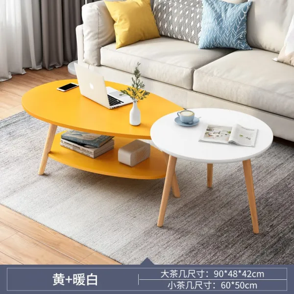 Mar.23 88번 간이 거실 가정용 티테이블 전세 전용 소형 북유럽 타원형 심플 모던 테이블 테이블z 10_ 조합 돈 절약 물방울 90cm 고 급 스 러