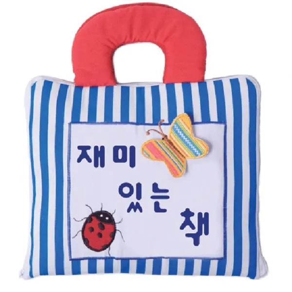 특가존Yh87Q92 재미있는 책 단추 지퍼 끈 버클 헝겊책 헝겊교구 헝겊책 손동작 소근육놀이 소근육