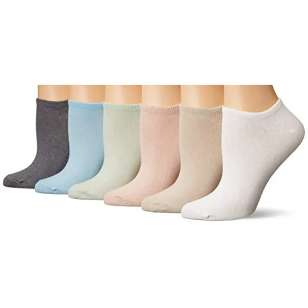 cotton sport socks 6 pair pack 양말 - 여성 캐 주 얼 양말 rose dust pack