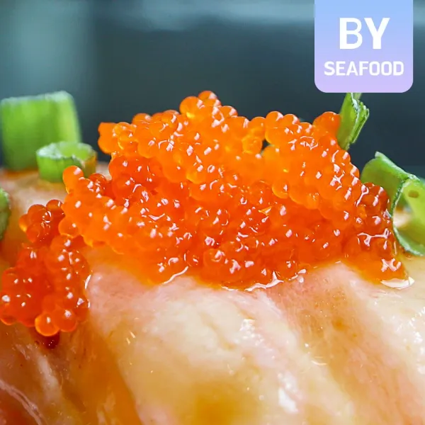 비와이씨푸드 날치알 500g 알밥 초밥 HACCP, 레드
