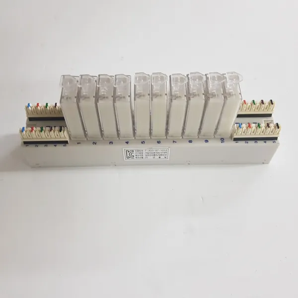 성진전자통신 10P보안기(IDC형)가입자보호기 피뢰탄기반, 1개, 10P보안기(IDC형)
