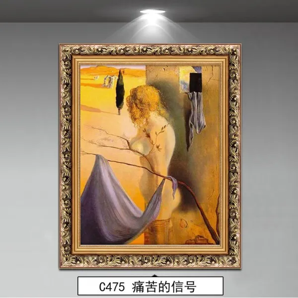 달리 세상 명화그림 유러피안 거실인테리어 별장 호텔 침실 소파 기함 그림을 걸다, C475 고통스럽다 의 신호 에코 우드 테 _그림