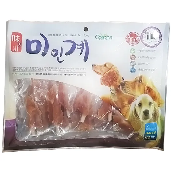 프리미엄 대용량 강아지간식 미인계 우유닭갈비 400g