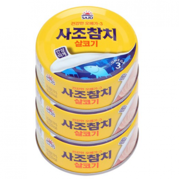 사조참치 살코기 안심따개, 100g, 12개