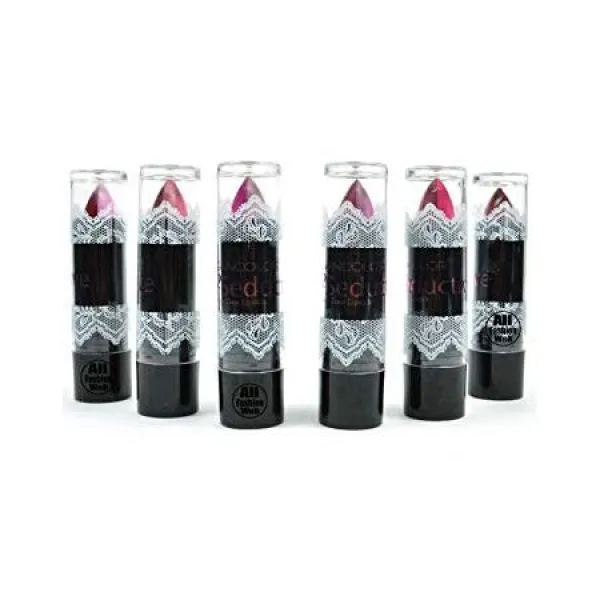 6 FULL SET의 KLEANCOLOR SWEET 2 매혹적인 듀오 톤의 립스틱 LOT! - LS1496 + 프리 귀걸이 선물 999999196, One Size, One Color