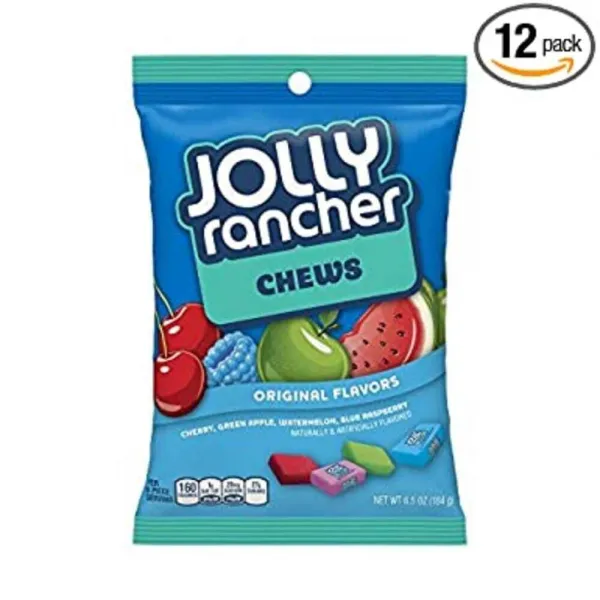 Jolly Rancher 졸리랜처 츄위 캔디오리지널 6.5oz12EA, 1개