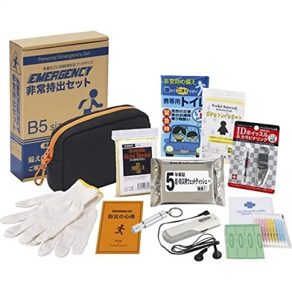 emergency(응급)키트 SC-30방재세트방재상품 긴급피난세트 비상용 비상시웨트티슈 회중전등 위생용품