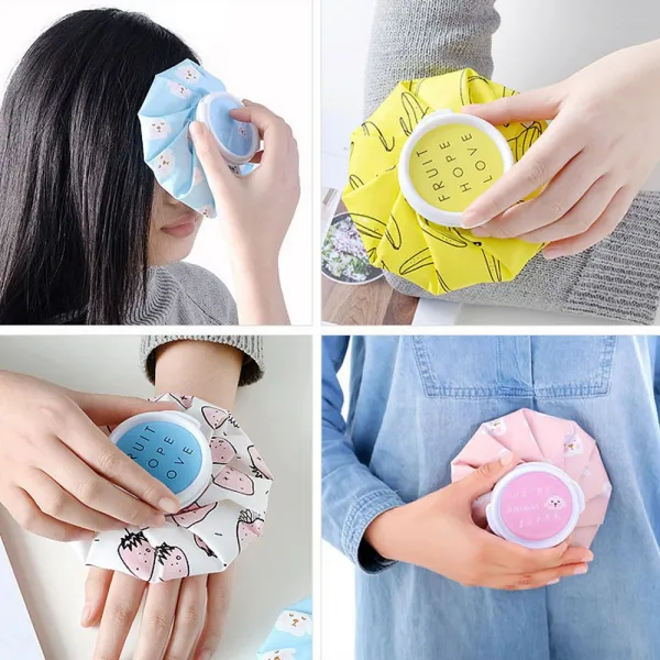 Mjm 냉온 찜질주머니 소형 미니 찜질팩 얼음주머니 E찜질주머니p 토끼블루