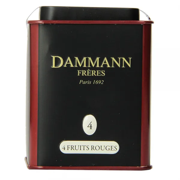 Dammann Freres Loose Leaf Quatre Fruits Rouges 다만 프레르 라즈베리 향 프루츠 루즈 티 홍차 잎 차 100g