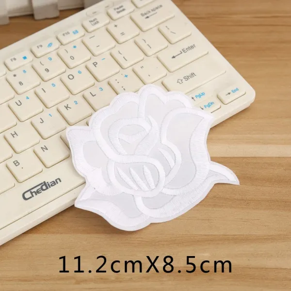 밀리터리와펜 티셔츠 가려지다 바지 점착 러플 테이블보 스타일리쉬 화이트 헴라인 YUQI 3275379897, 장미꽃 화이트 큰사이즈 10 개입, 본상품