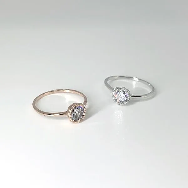 [실버] 로만티카 반지반지 멋내기 화려한 고급스런 심플 모양 데일리 포인트 링 ring 포인트반지 럭셔리 원하다 스마일반지 보석반지 큐빅