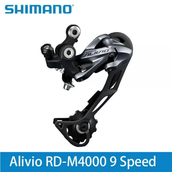 해외직구 시마노 알리바이오 RD-M4000 9스피드 마운틴 바이크 리어 데릴러 27스피드, 시마노 알리바이오 RD-M4000 9스피드 마운틴 바이크 리어 데릴러 27스피드 블랙 럭키 크라즈윈드 핫로드 바이크