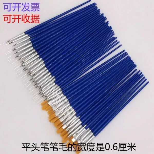 인형 돌을 사들이다 색칠 원료 아크릴 팬시 미술 재료 화필 고리 선 페인팅 숏 식필 2369408044, 100 즈 평두필 _100 즈 스케치