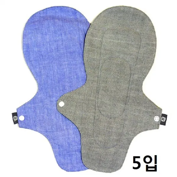 PX-9335F 무표백 무화학 달거리대 순면생리대(대형)5입, 개