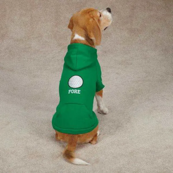 Casual Canine Polyester/Cotton Sports Hound Dog Hoodie X-Small Golf 캐쥬얼 송곳니 폴 리 에스테 르 / 코 튼 스포츠 하, 1
