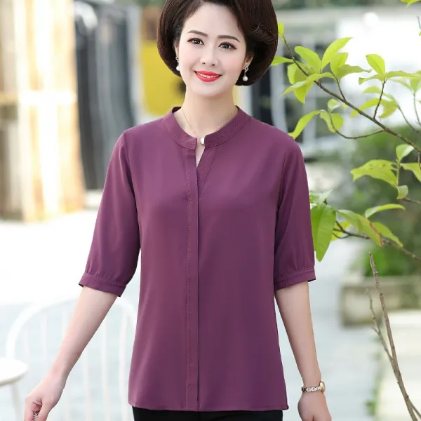 새어머니날 엄마 여름옷 서양풍 옷 헐렁 마님 40살 50중년녀