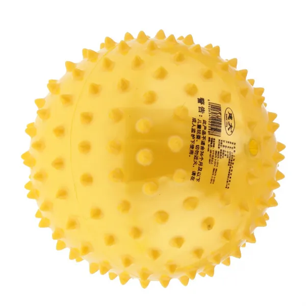 JC 6 인치 pvc 비정상적으로 공을 놀 랐어 요 감각 볼 아이 장난감 노란색, 1개