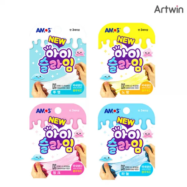 2000아이슬라임70g 슬라임만들기 DIY 액괴 액체괴물 액괴슬라임 만들기 완구 문구 문구도매 아트윈, 03 투명