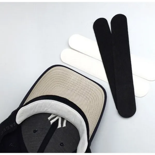 모자 안쪽 오염방지 20개 머리 땀패치 땀자국 제거 찌든땀 자국 에붙이는테이프 흡수 패드, 화이트10개입x2개