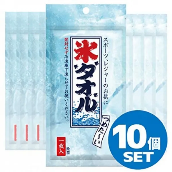 [얼음 수건】 열사병 대책 상품 | 사기 열사병 대책 냉각 수건 냉감 열사병 대책 예방 식히는 냉각 외출, 1, 단일상품